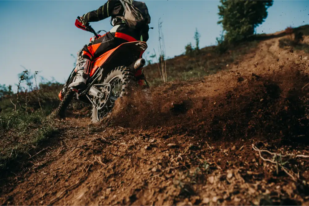 Dirt Ride On The Muddy Road Motocross Sport