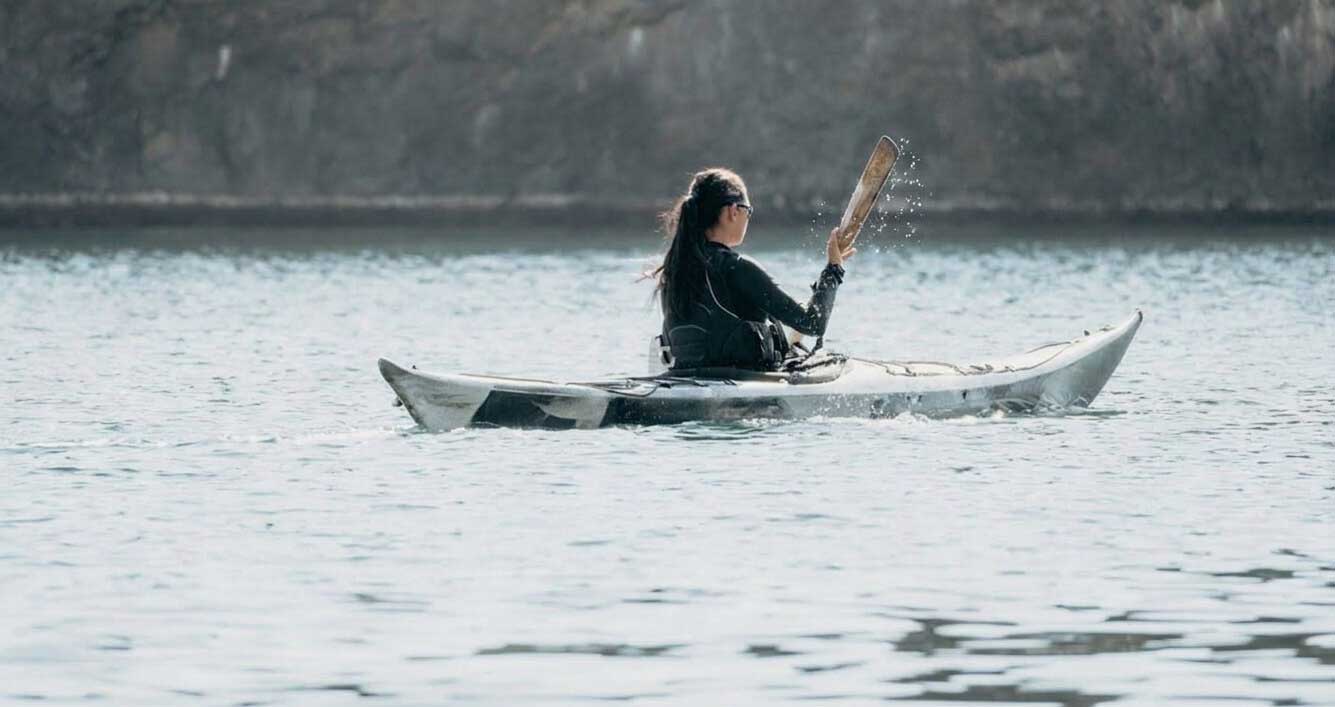 Couple Kayaking